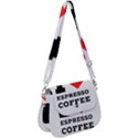 I love espresso coffee Saddle Handbag View1