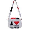 I love espresso coffee Saddle Handbag View3