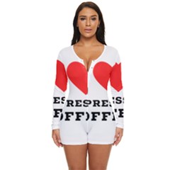 I Love Espresso Coffee Long Sleeve Boyleg Swimsuit by ilovewhateva