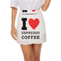 I love espresso coffee Mini Front Wrap Skirt View1