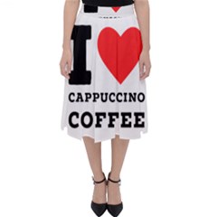 I Love Cappuccino Coffee Classic Midi Skirt by ilovewhateva