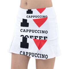 I Love Cappuccino Coffee Classic Tennis Skirt by ilovewhateva