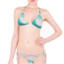 Waves Tidal Ocean Sea Tsunami Wave Minimalist Classic Bikini Set View1