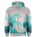 Waves Tidal Ocean Sea Tsunami Wave Minimalist Men s Zipper Hoodie View1