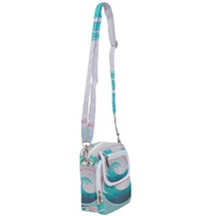 Waves Tidal Ocean Sea Tsunami Wave Minimalist Shoulder Strap Belt Bag