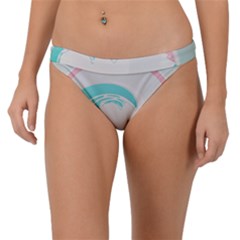 Waves Tidal Ocean Sea Tsunami Wave Minimalist Band Bikini Bottoms