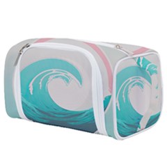 Waves Tidal Ocean Sea Tsunami Wave Minimalist Toiletries Pouch