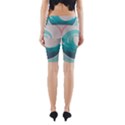 Waves Tidal Ocean Sea Tsunami Wave Minimalist Yoga Cropped Leggings View2