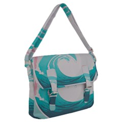 Waves Tidal Ocean Sea Tsunami Wave Minimalist Buckle Messenger Bag