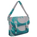 Waves Tidal Ocean Sea Tsunami Wave Minimalist Buckle Messenger Bag View1