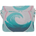 Waves Tidal Ocean Sea Tsunami Wave Minimalist Buckle Messenger Bag View3