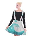 Waves Tidal Ocean Sea Tsunami Wave Minimalist Suspender Skater Skirt View1