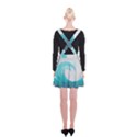 Waves Tidal Ocean Sea Tsunami Wave Minimalist Suspender Skater Skirt View2