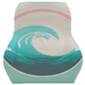 Waves Tidal Ocean Sea Tsunami Wave Minimalist Car Seat Back Cushion  View1