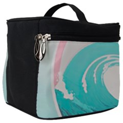 Waves Tidal Ocean Sea Tsunami Wave Minimalist Make Up Travel Bag (Big)