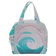 Waves Tidal Ocean Sea Tsunami Wave Minimalist Boxy Hand Bag