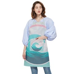 Waves Tidal Ocean Sea Tsunami Wave Minimalist Pocket Apron by Wav3s