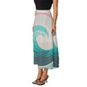 Waves Tidal Ocean Sea Tsunami Wave Minimalist Classic Midi Chiffon Skirt View2