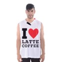 I love latte coffee Men s Basketball Tank Top View1