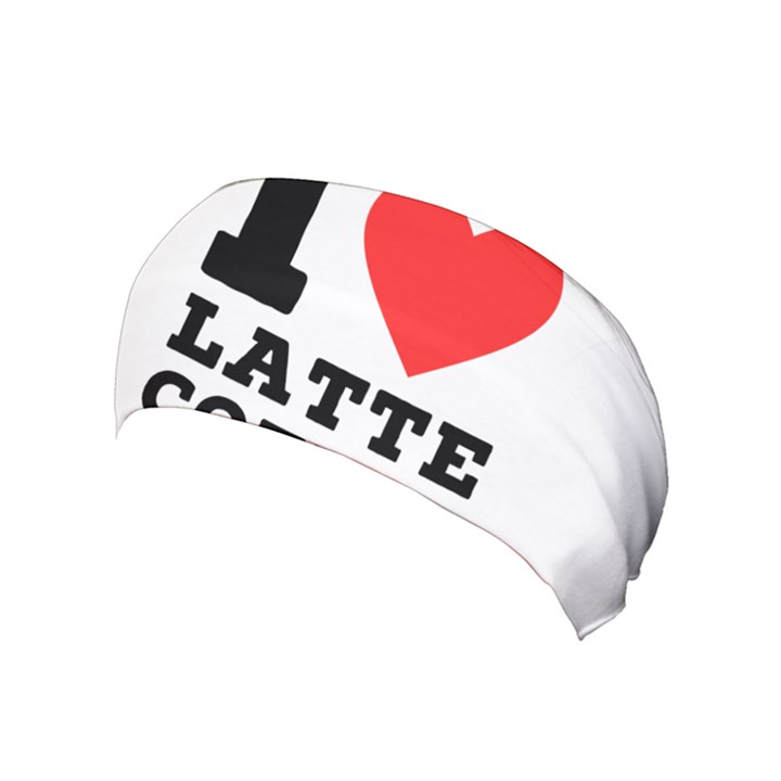 I love latte coffee Yoga Headband