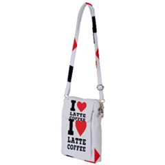 I Love Latte Coffee Multi Function Travel Bag by ilovewhateva