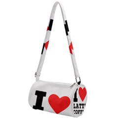 I Love Latte Coffee Mini Cylinder Bag by ilovewhateva