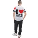 I love latte coffee Men s Sport Top View2