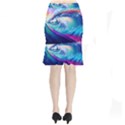 Wave Ocean Sea Tsunami Nautical Nature Water Short Mermaid Skirt View2