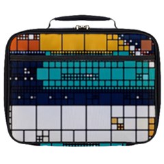 Abstract Statistic Rectangle Classification Full Print Lunch Bag by Wav3s