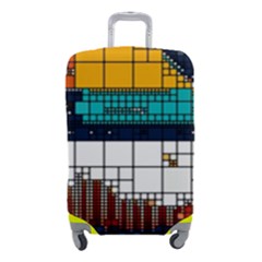 Abstract Statistic Rectangle Classification Luggage Cover (small) by Wav3s