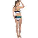 Abstract Statistic Rectangle Classification Racer Front Bikini Set View2