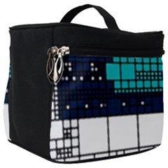 Abstract Statistic Rectangle Classification Make Up Travel Bag (big) by Wav3s