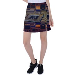 Processor Cpu Board Circuit Tennis Skirt by Wav3s