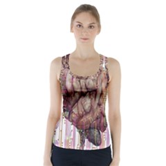 Brain Think Neurons Circuit Racer Back Sports Top by Wav3s