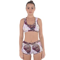 Brain Think Neurons Circuit Racerback Boyleg Bikini Set by Wav3s