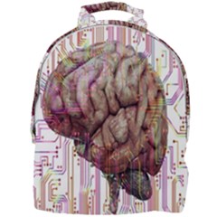 Brain Think Neurons Circuit Mini Full Print Backpack by Wav3s