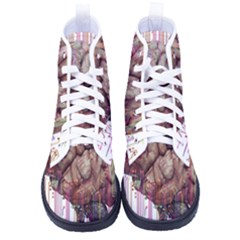 Brain Think Neurons Circuit Men s High-top Canvas Sneakers by Wav3s