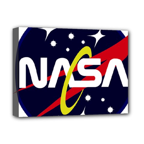 Nasa Insignia Deluxe Canvas 16  X 12  (stretched)  by Wav3s