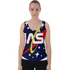 Nasa Insignia Velvet Tank Top by Wav3s