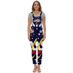 Nasa Insignia Women s Pinafore Overalls Jumpsuit by Wav3s