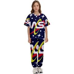 Nasa Insignia Kids  Tee And Pants Sports Set by Wav3s