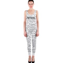 Joy Division Unknown Pleasures One Piece Catsuit by Wav3s