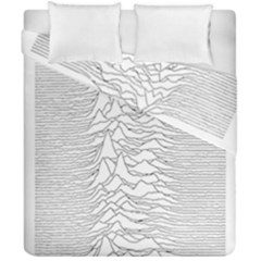 Joy Division Unknown Pleasures Duvet Cover Double Side (california King Size) by Wav3s