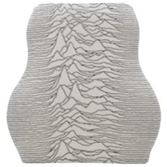 Joy Division Unknown Pleasures Car Seat Velour Cushion  by Wav3s