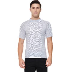 Joy Division Unknown Pleasures Men s Short Sleeve Rash Guard by Wav3s