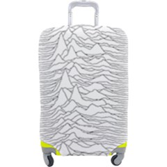 Joy Division Unknown Pleasures Luggage Cover (large) by Wav3s