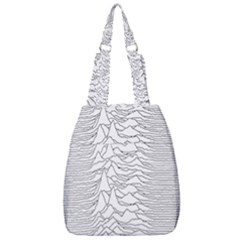 Joy Division Unknown Pleasures Center Zip Backpack by Wav3s