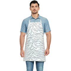 Joy Division Unknown Pleasures Kitchen Apron by Wav3s