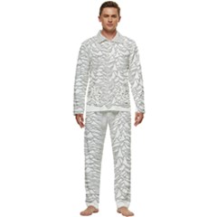 Joy Division Unknown Pleasures Men s Long Sleeve Velvet Pocket Pajamas Set by Wav3s