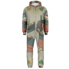 Egyptian Woman Wing Hooded Jumpsuit (men) by Wav3s